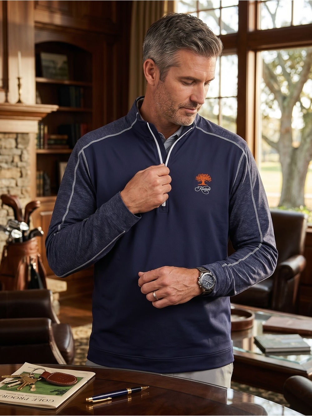 FootJoy (FJ) men's 1/4-zip golf pullover